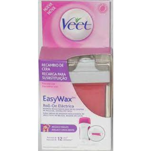 VEET CERA TIBIA ROLLON REC.EASYWAS AXILAS E INGLES
 DEPILATORIOS